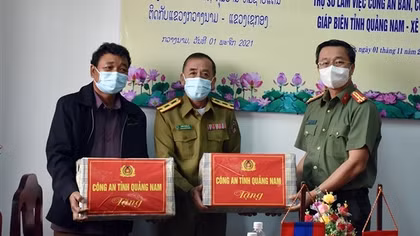 Quảng Nam hỗ trợ 11 tỷ đồng xây dựng trụ sở làm việc Công an Đắc Chưng (Lào)