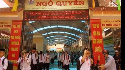 Khởi tố vụ án để điều tra việc thu chi tại trường THCS Ngô Quyền