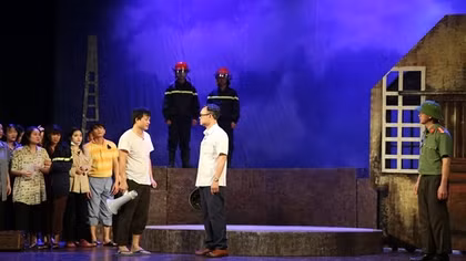 Tham nhũng đất đai lên sân khấu kịch CAND
