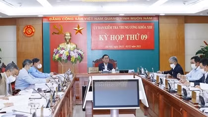 Ủy ban Kiểm tra Trung ương đề nghị xem xét, xử lý kỷ luật một số cá nhân vi phạm