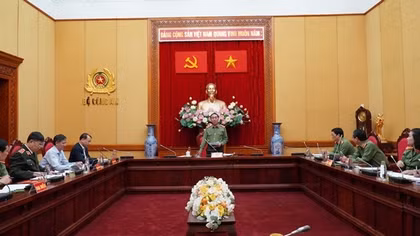 Tăng cường sự lãnh đạo của Đảng đối với công tác đảng, công tác chính trị trong CAND