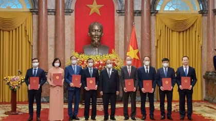 Chủ tịch nước giao nhiệm vụ cho các Đại sứ Việt Nam nhận nhiệm vụ ở nước ngoài