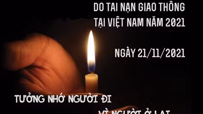 Lễ tưởng niệm các nạn nhân tử vong do tai nạn giao thông và thông điệp 'vì người ở lại'