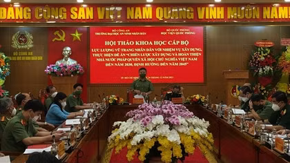 Lực lượng VTND với nhiệm vụ xây dựng và hoàn thiện Nhà nước pháp quyền