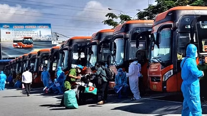 Tỉnh Sóc Trăng đón 600 công dân về quê