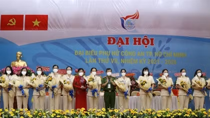 Phụ nữ Công an TP Hồ Chí Minh: Nhiều công trình, phần việc hiệu quả