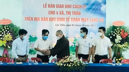 Nhà chùa xây khu cách ly hỗ trợ công tác phòng dịch
