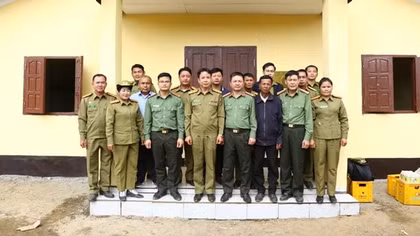 Hoàn thành bàn giao 7/7 trụ sở làm việc cho Công an các tỉnh bạn Lào