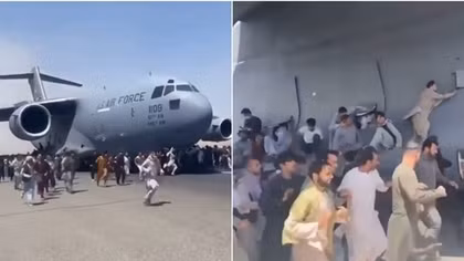 Thót tim cảnh người dân Afghanistan bám vào máy bay để rời khỏi đất nước