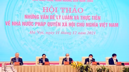 Chủ tịch nước chủ trì hội thảo về Nhà nước pháp quyền xã hội chủ nghĩa