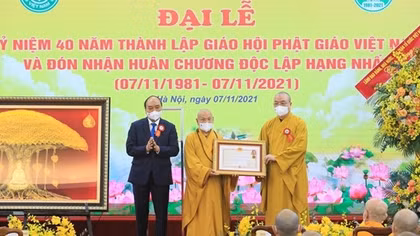 Đại lễ kỷ niệm 40 năm thành lập Giáo hội Phật giáo Việt Nam