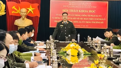 Hoàn thiện cơ sở pháp lý công tác phòng, chống ma tuý
