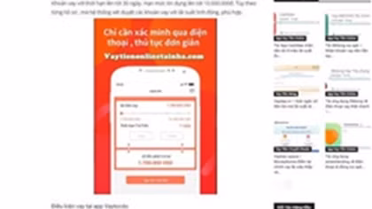 Vay tiền qua app “đen” - cái “bẫy” với người gặp khó khăn mùa dịch COVID-19