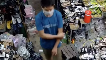 Camera an ninh vạch mặt tên trộm tài sản của tiểu thương