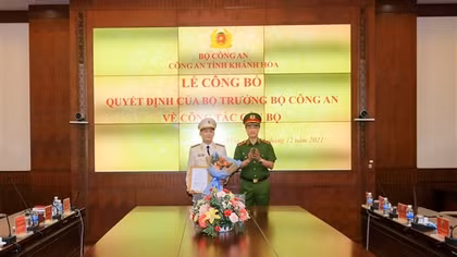 Công an tỉnh Khánh Hòa có tân Phó Giám đốc