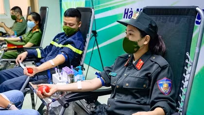 “Giọt máu nghĩa tình” của những chiến sĩ Công an trong đại dịch