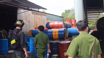 Cơ sở tái chế chất thải nguy hại gây ô nhiễm môi trường tiếp tục tái phạm