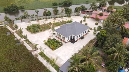 Biệt phủ “mọc” trên đất trồng nấm