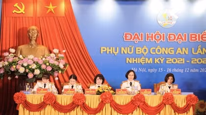 Khai mạc Đại hội đại biểu Phụ nữ Bộ Công an lần thứ IX