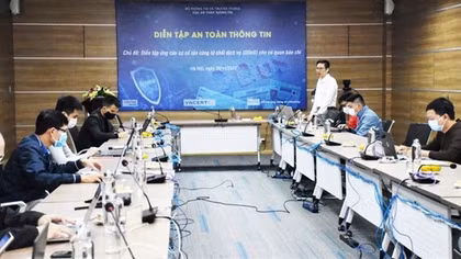 Diễn tập ứng cứu sự cố tấn công từ chối dịch vụ cho cơ quan báo chí