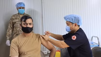 Mũi vaccine ngừa COVID-19 ở Nam Sudan