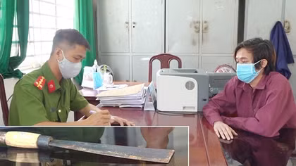 Tạm giữ bợm nhậu chém Công an