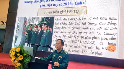 Tập huấn chính sách, pháp luật về bảo vệ biên giới quốc gia