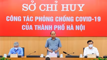 Chủ tịch nước Nguyễn Xuân Phúc: Hà Nội đã quyết định giãn cách xã hội kịp thời, thực hiện sáng tạo, hiệu quả