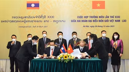 Cuộc họp thường niên lần thứ 31 giữa hai Đoàn đại biểu biên giới Việt Nam – Lào