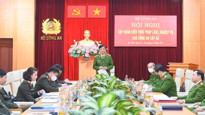Tập huấn nâng cao năng lực, trình độ của lực lượng Công an cấp xã