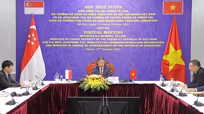 Việt Nam – Singapore đẩy mạnh hợp tác trong lĩnh vực an ninh mạng