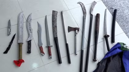 Kịp thời ngăn chặn nhóm “cậu ấm, cô chiêu” tập hợp hung khí để đánh nhau