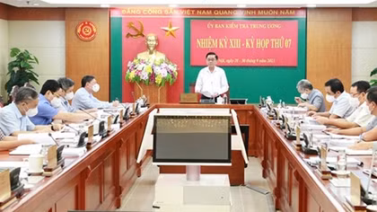 Thông cáo báo chí Kỳ họp thứ bảy của Ủy ban Kiểm tra Trung ương khóa XIII