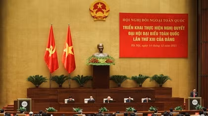 Ảnh: Hội nghị Đối ngoại toàn quốc triển khai Nghị quyết Đại hội XIII của Đảng