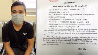 Tự làm giấy thông hành giả để ra đường