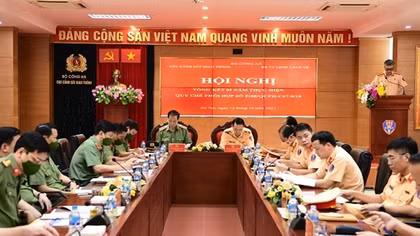 Cục CSGT và Bộ Tư lệnh Cảnh vệ tổng kết và ký Quy chế phối hợp