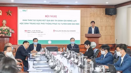 ĐHQG Hà Nội sẽ hỗ trợ 50% kinh phí cho thí sinh dự thi đánh giá năng lực