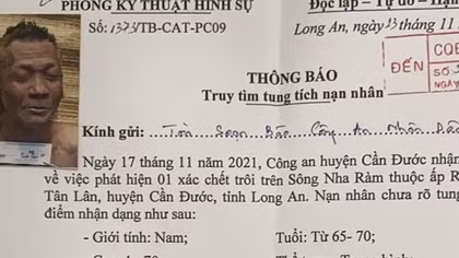 Tìm người thân nạn nhân tử vong dưới Sông Nha Ràm