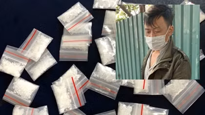 Khóa tay tài xế xe ôm đi mua ma túy về dùng