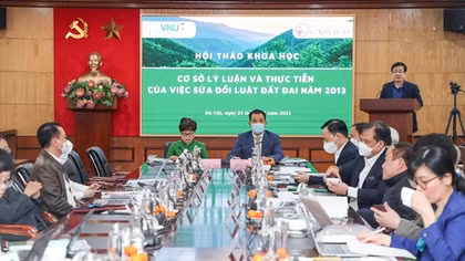 Cải cách căn bản chính sách pháp luật về đất đai là nhu cầu cấp bách