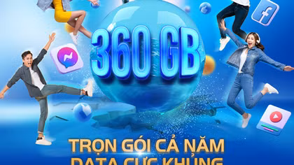 Thỏa sức dùng internet cả năm khi mua data dài kỳ của MobiFone