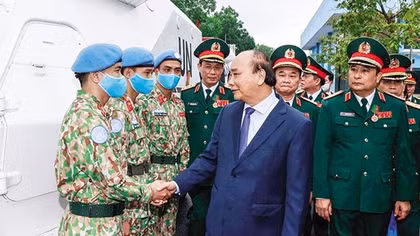 Tuyên dương các tập thể, cá nhân xuất sắc tham gia hoạt động Gìn giữ hòa bình Liên hợp quốc
