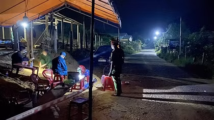 Lực lượng Công an tỉnh Quảng Nam vẫn căng mình nơi tuyến đầu chống dịch