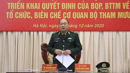 Thiếu tướng Lê Quang Đạo được bổ nhiệm giữ chức Tư lệnh Cảnh sát biển Việt Nam