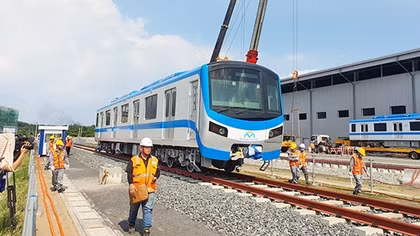 Háo hức chờ ngày được đi lại bằng Metro