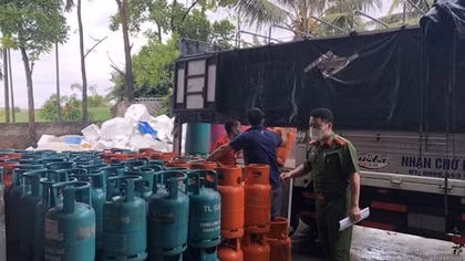 Triệt phá cơ sở sang chiết gas trái phép tại Hải Dương