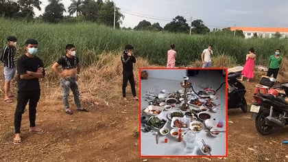 Ăn nhậu trong thời gian giãn cách, 8 thanh niên bị phạt 120 triệu đồng