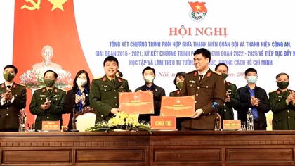 Đẩy mạnh học tập và làm theo tư tưởng, đạo đức, phong cách Hồ Chí Minh trong tuổi trẻ lực lượng CAND và QĐND
