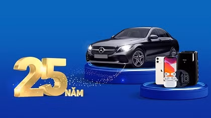Mở thẻ tín dụng tại nhà, nhận cơ hội sở hữu xe Mercedes
