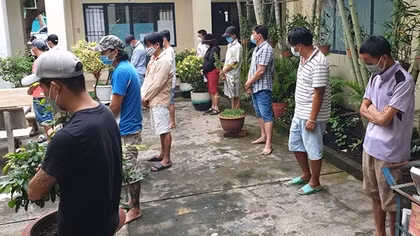 Phá trường gà, 1 con bạc dương tính với SARS-CoV-2